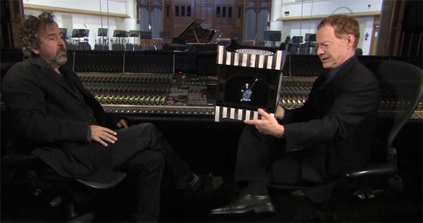 Danny Elfman y Tim Burton presentando la edición Danny Elfman y Tim Burton presentando la edición