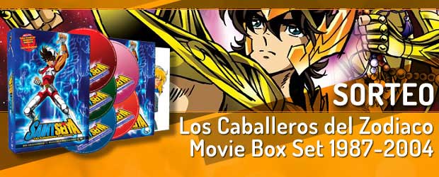 Sorteo Los Caballeros del Zodiaco: Movie Box Set 1987-2004
